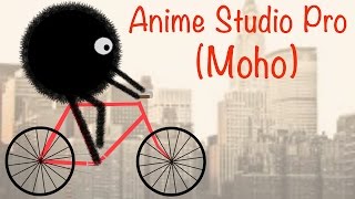 Anime Studio Pro (Moho Pro) - Как сделать риггинг и 2d анимацию персонажа "Велосипед"