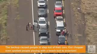 VIDEO: Fatal crash causes huge traffic backup on NB I-17 near Sunset Point
