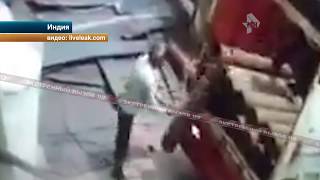 Премия Дарвина: взрыв газовых баллонов при разгрузке попал на видео. Жесть!
