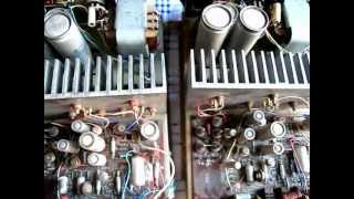 Amplifier Class AB: Killer vacuum tubes amp, Gorizont, 1976 (Dual Mono, Stabilizer)