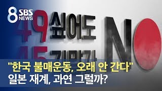 "한국 불매운동, 오래 안 간다"는 일본 재계, 과연 그럴까? / SBS