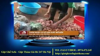 “Rùng mình” hành trình mỡ trộn phân, hóa chất... lên bàn ăn xúc xích, quán ăn vỉa hè
