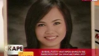 KB: Babae, patay matapos barilin ng nangholdap sa sinasakayang jeep sa Maynila