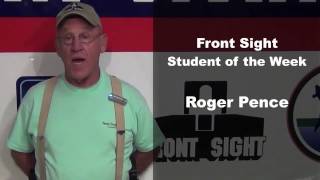 Roger Pence - College Professor - Front Sight Student of the Week