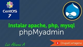 Centos 7: Instalar Apache, Maria DB(mysql), PHP, PhpMyAdmin
