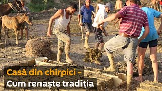 În satul Dișcova, Orhei, tradiția renaște - Cum se fac chirpicii