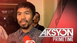 Sen. Pacquiao, balik-trabaho na