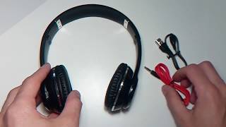 Наушники беспроводные Bluetooth S460, black