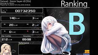 osu - Stereo Sayan 3d  short clip - mtty