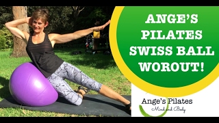 Ange's Pilates Intermediate Swiss Ball Workout