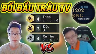 THÉP - ĐỘC - XẠ THỦ | ĐỐI ĐẦU TRÂU TV TẠI RANK THÁCH ĐẤU 1200 ĐIỂM  - TRUNG VLADIMIR TFT LOL