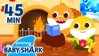 Cozy Winter Time with Baby Shark! | +Compilation | Baby Shark Winter Remix 
