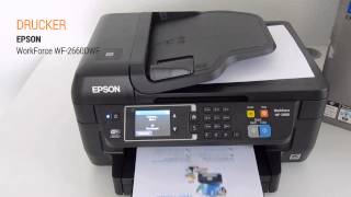 Epson WorkForce WF-2660DWF Hands On Test - Deutsch / German ►► notebooksbilliger.de
