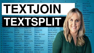 Excel TEXTJOIN And The Need For TEXTSPLIT with Ann K. Emery - 2407