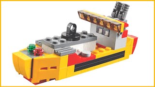 Lego Creator 31029 Cargo ship (Speed Build)