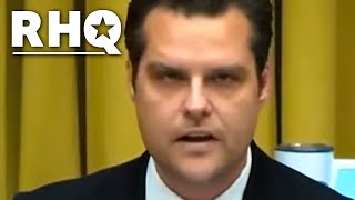 Matt Gaetz Is All Theater No Substance