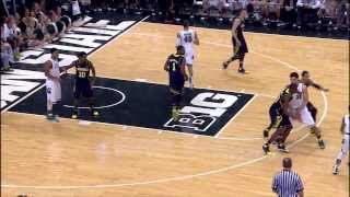 2014 Big Ten Men's  Basketball Michigan at Michigan State Highlights