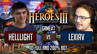 Герои 3 HotA JO: Helllight vs Lexiav - Full Random 200% Bo7 Game#7