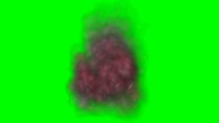 Футаж "Дым и огонь 2"(хромакей)