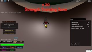 Strength Training Zone Location | Super Hero Adventures Online in Roblox