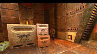Quake 2 gameplay with cheats