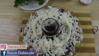 Салат "Птичье гнездо , Salat piticieo qnezdo