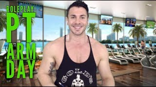 ASMR ~ Roleplay:  Personal Trainer for ARM DAY
