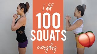 I did 100 squats everyday and this is what happened...