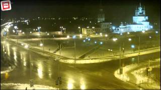 Веб - камера Новособорная площадь г.Соликамск (time lapse)