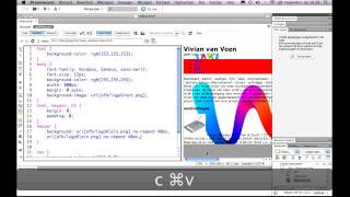 site in HTML5 en CSS3 stap 3: dubbele achtergronden