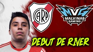 EL DEBUT DE RIVER PLATE EN LOS ESPORTS! || RIVER VS MALVINAS || LVP ARGENTINA CON TODO!