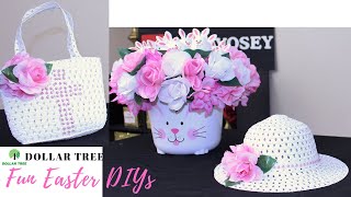 Easter Dollar Tree DIYs ?| 3 Fun & Creative DIYs | Kid-Friendly Crafts