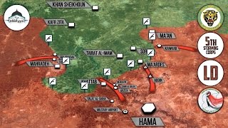 24 марта 2017. Военная обстановка в Сирии. Тяжелые бои в районе Хамы. Русский перевод.