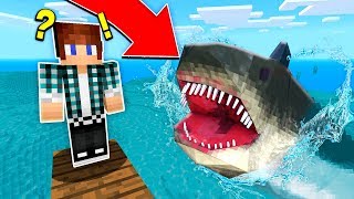 ENCONTRAMOS UM TUBARÃO NO MINECRAFT !! - Minecraft Mod