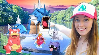 Pokemon GO W/ Ali! - LAKE OF RAGE GYARADOS HUNT!