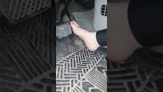 Stoner girl revving barefoot part 2 of 2