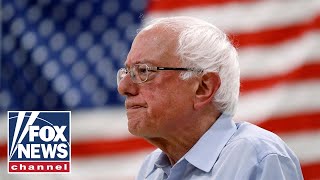 Bernie Sanders speaks at Iowa Caucus watch party