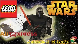 FIGURA LEGO KYLO REN COMPATIBLE ALIEXPRESS. STAR WARS.