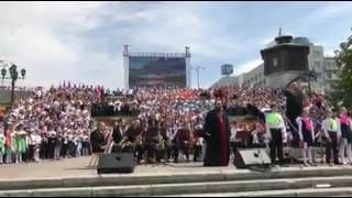 Архимандрит Гермоген (Еремеев) и гигантский сводный хор лучших хоровых коллективов