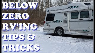 Winter RV Tips ~ 5 Below Zero Temps & Ways to Keep RV Warm