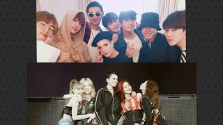 Blackpink and Dua Lipa VS BTS and Halsey