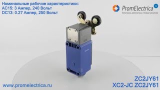 XC2-JC ZC2JY61 Концевой выключатель с вилочным рычагом с роликами двусторонней установки в сборе