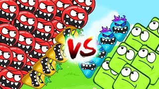 КРАСНЫЙ ШАРИК СТАЛ ЛОВЦОМ В ИГРЕ ОХОТА НА ЗОМБИ Мультик   про Шар zombie catchers red ball 4