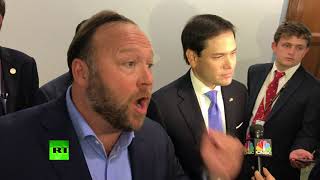 Marco Rubio vs Alex Jones: 'Who are you, man?'