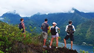 The CRAZIEST Hiking Experience Of Our Lives | Hiking Mo'orea | The Wynns & Ruby Rose Part 5