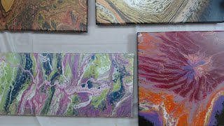 Monday Night LIVE !  Acrylic Pour Painting / Q & A