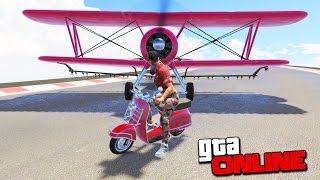 НА ВОЛОСКЕ ОТ СМЕРТИ НА АДСКОМ МОПЕДЕ ПРОТИВ CARGO PLANE НА ТРОПЕ СМЕРТИ В GTA 5 ONLINE