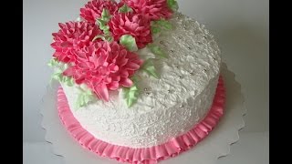 1.9. Торт с хризантемами / Сake with chrysanthemums / Kuchen mit Chrysanthemen