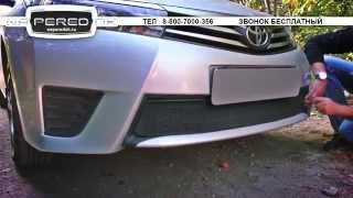 Защита радиатора Тойота Королла Toyota Corolla 2014-2015 naperedok