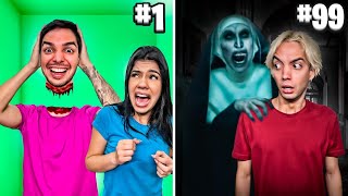 100 BROMAS DE TERROR EN 1 HORA !!